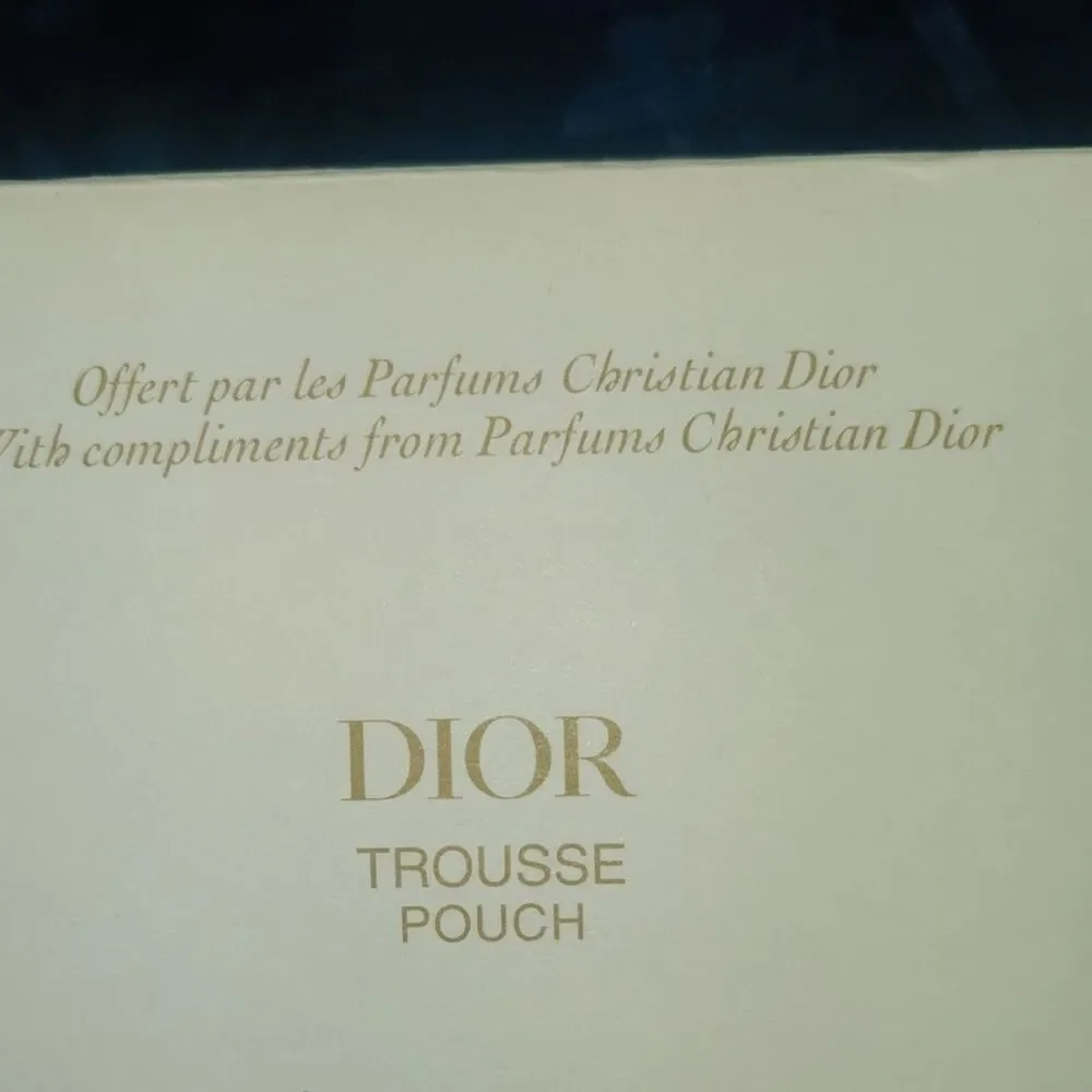 Dior Gold Star Cosmetic Bag – Limited Edition – NWT – Holiday Collector